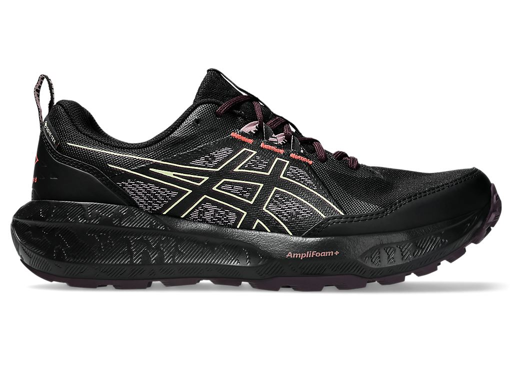 ASICS GEL -女款 SONOMA 8 GTX 防水越野跑鞋 BLACK/DARK AUBERGINE