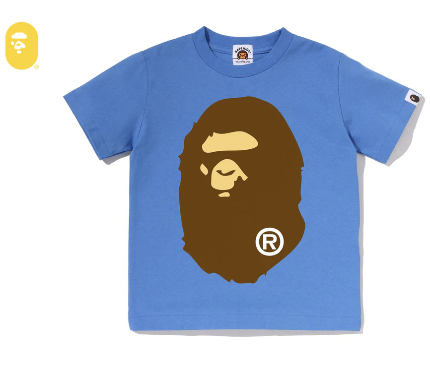 【BAPE童裝】0704發售 正反猿人頭 BIG APE HEAD TEE
