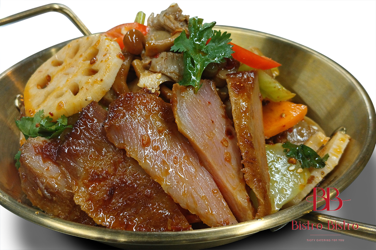 豬頸肉干鍋