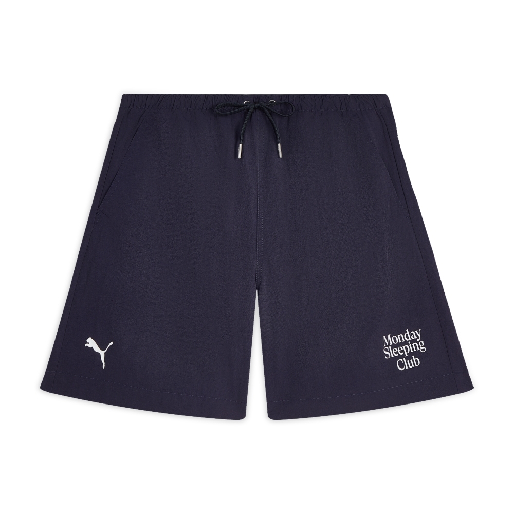 PUMA 短褲 MONDAY SLEEPING CLUB系列 深藍 短風褲 男 63898916