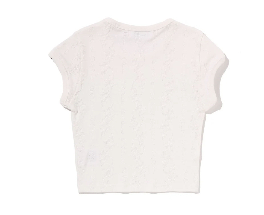 【BAPE女生】0704發售STA PATTERN JACQUARD APE HEAD ONE POINT CROPPED TEE