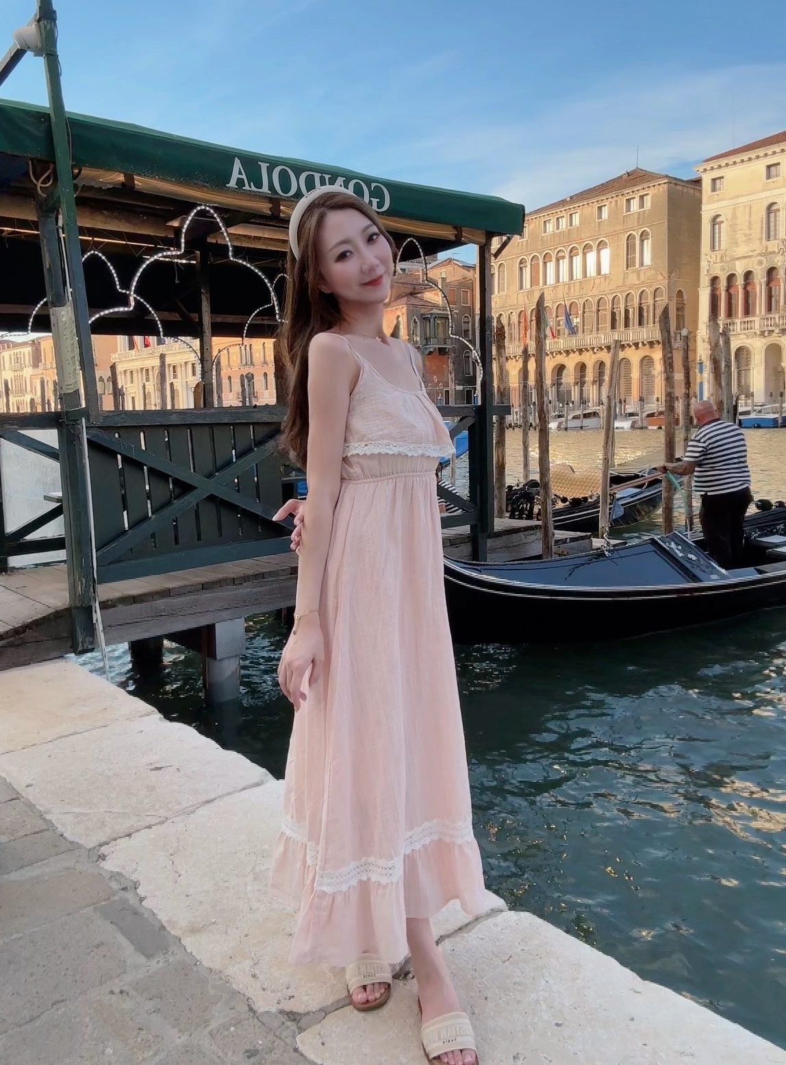 *BJ2 MADE SERIES* THE LUMIÈRE GRID CAMI DRESS 260616