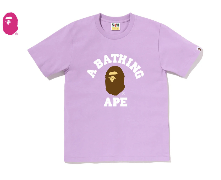 【BAPE女生】0704發售COLLEGE TEE