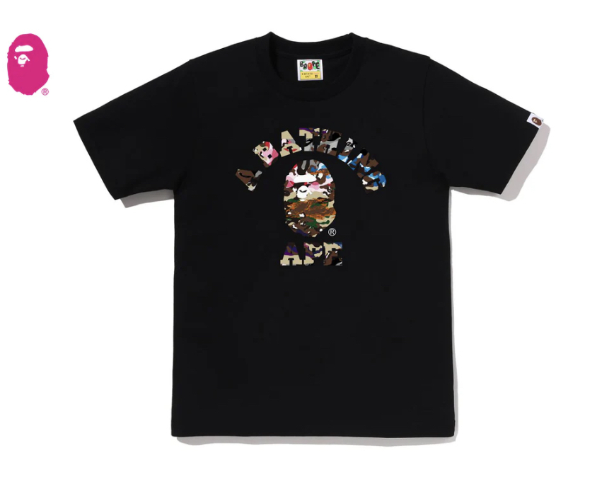 【BAPE女生】0704發售HYBRID CAMO COLLEGE TEE