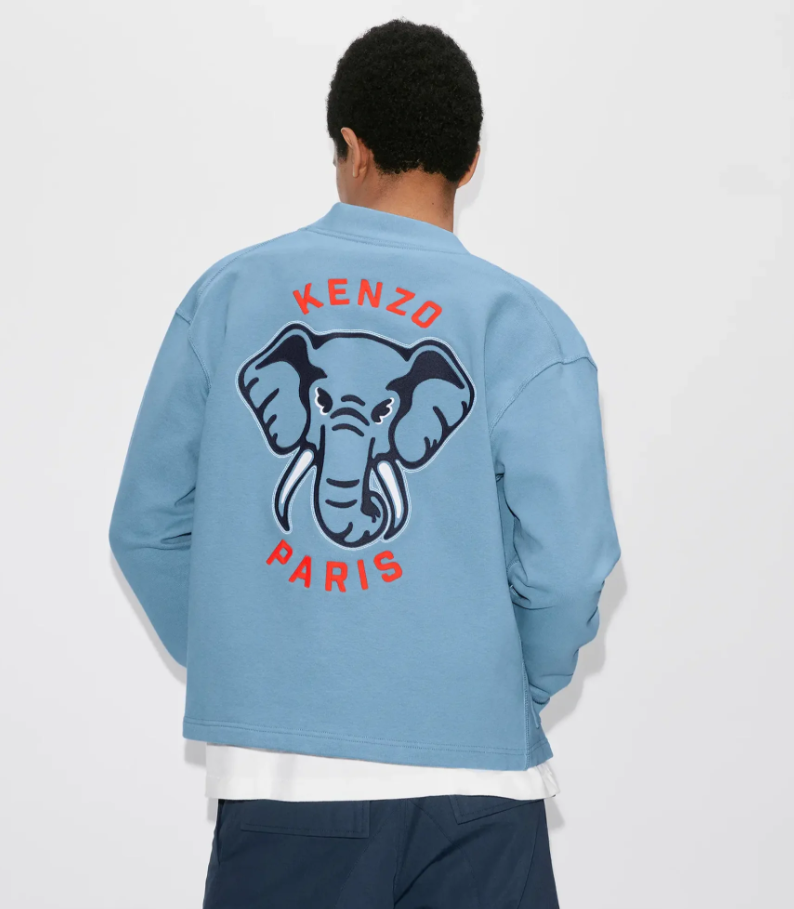 LYS02021 Kenzo 男款背後大象頭外套