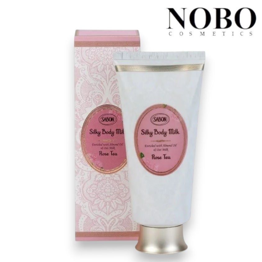 玫瑰花茶杏仁油燕麥絲滑身體乳 200ml (平行進口)
