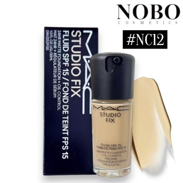 升級版 - 專業無瑕霧鏡粉底 #NC12 Spf15 30ml (平行進口)
