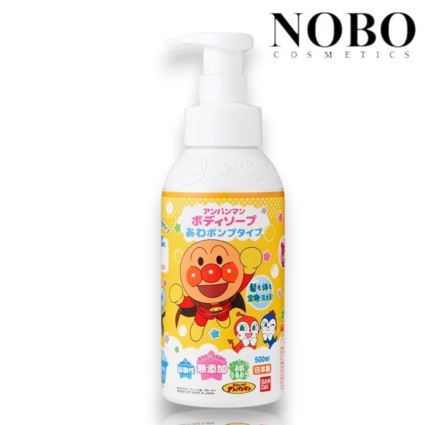麵包超人 - 嬰幼兒二合一全身泡泡洗髮沐浴露 500ml (平行進口)