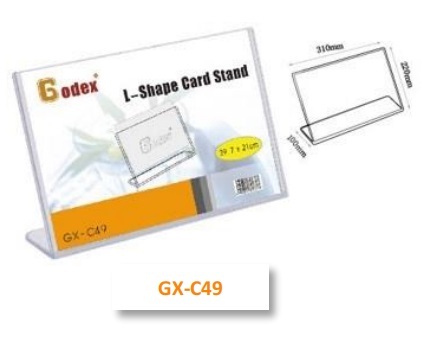 Godex透明膠座L型 210x297MM(橫身) GX-C49