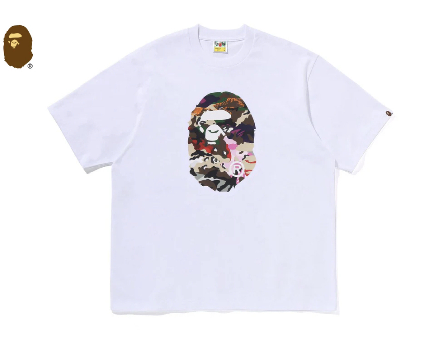 【BAPE男生】0704發售寬版 正反猿人頭 HYBRID CAMO APE HEAD RELAXED FIT TEE
