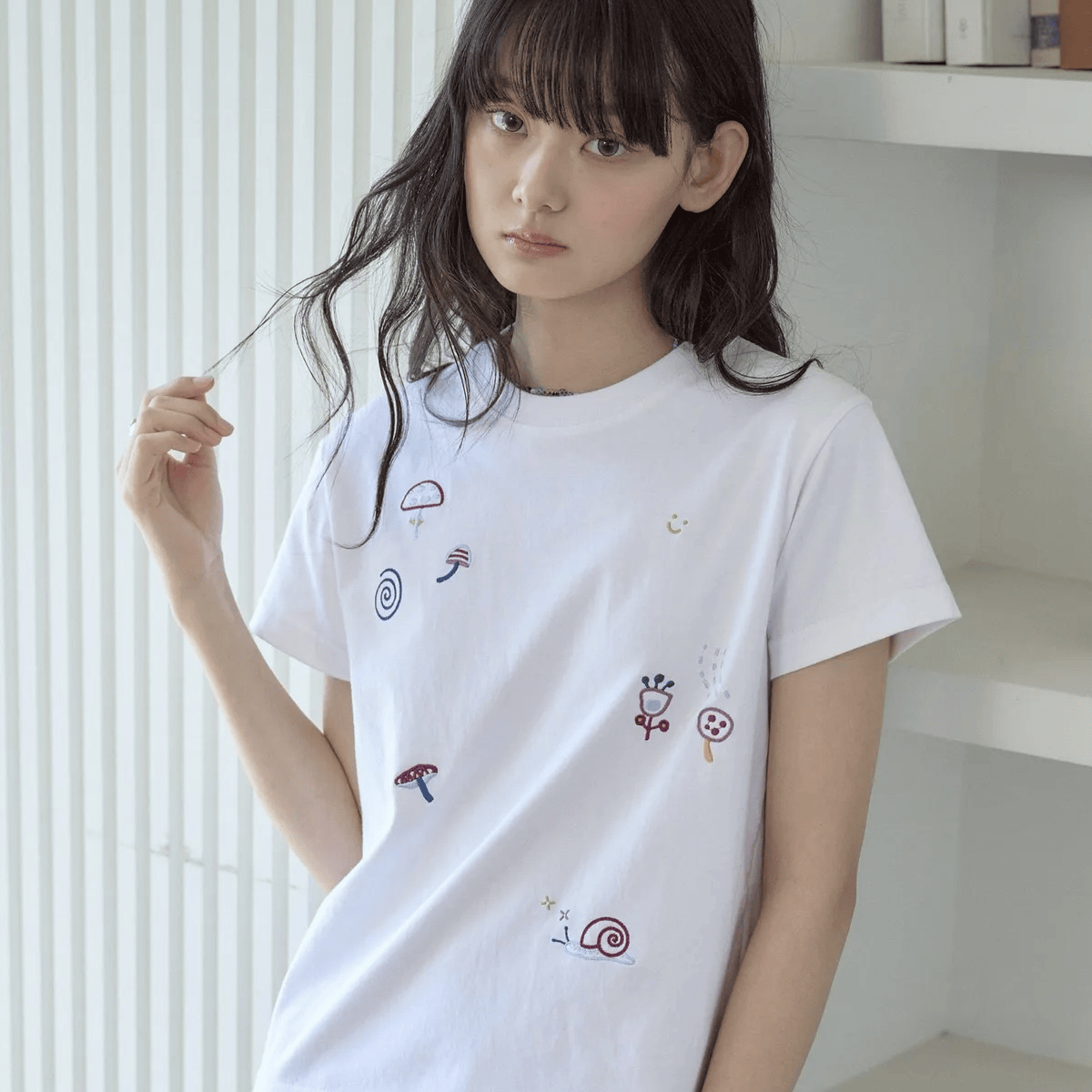 CPGN STUDIO｜Mushroom Stylish Crop T-shirt [2 colors] CP202