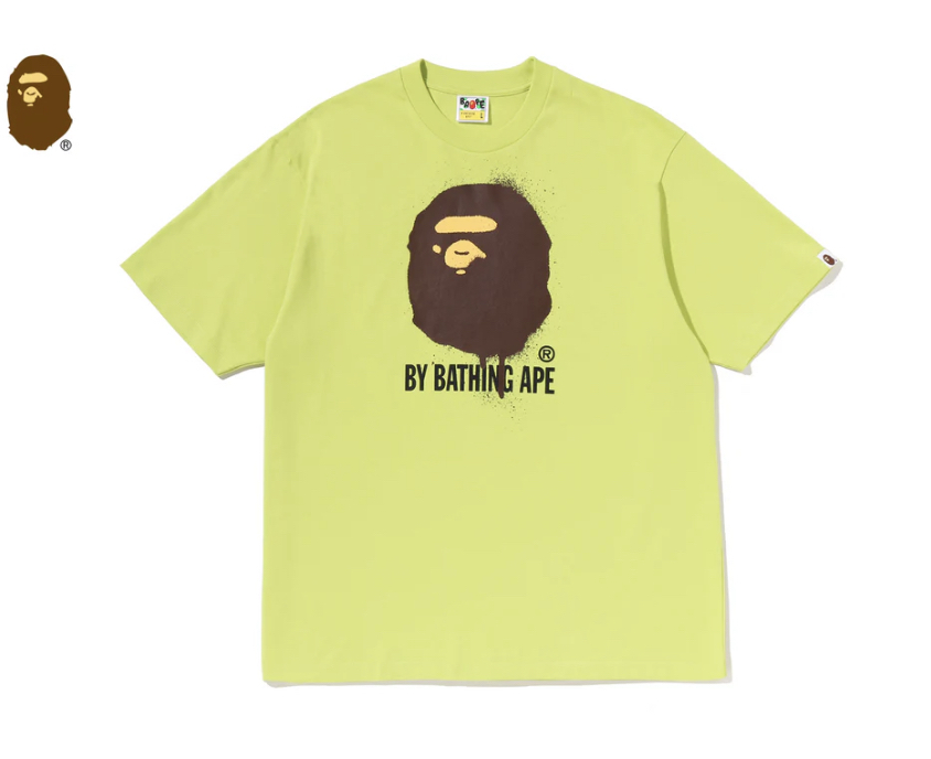 【BAPE男生】0704發售寬版 SPRAY PRINT BY BATHING APE RELAXED FIT TEE