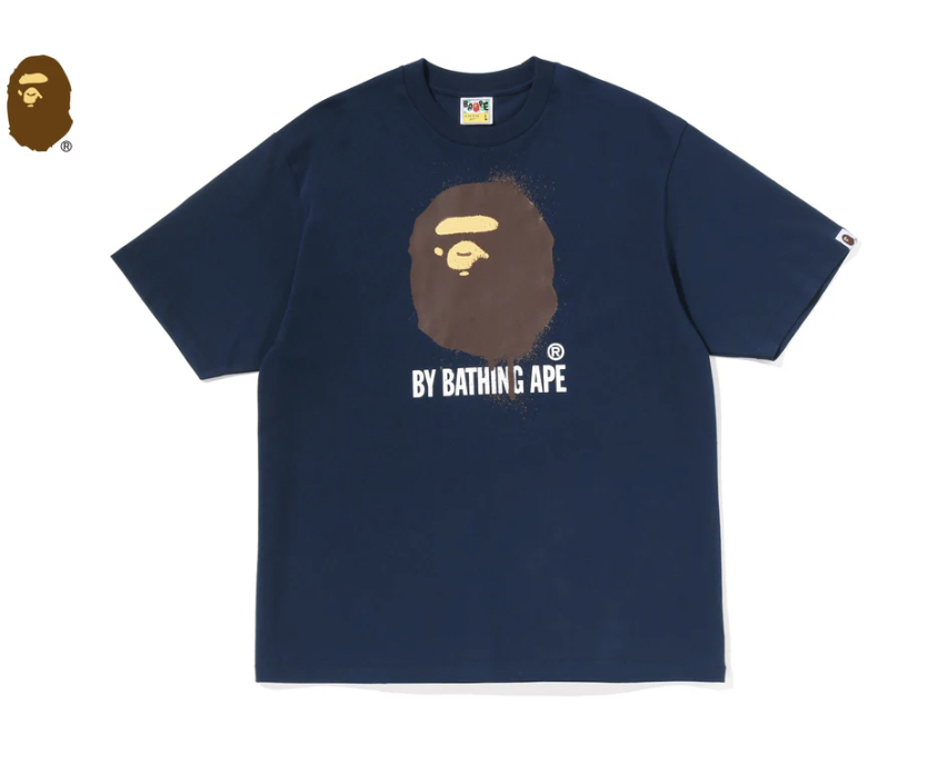 【BAPE男生】0704發售寬版 SPRAY PRINT BY BATHING APE RELAXED FIT TEE
