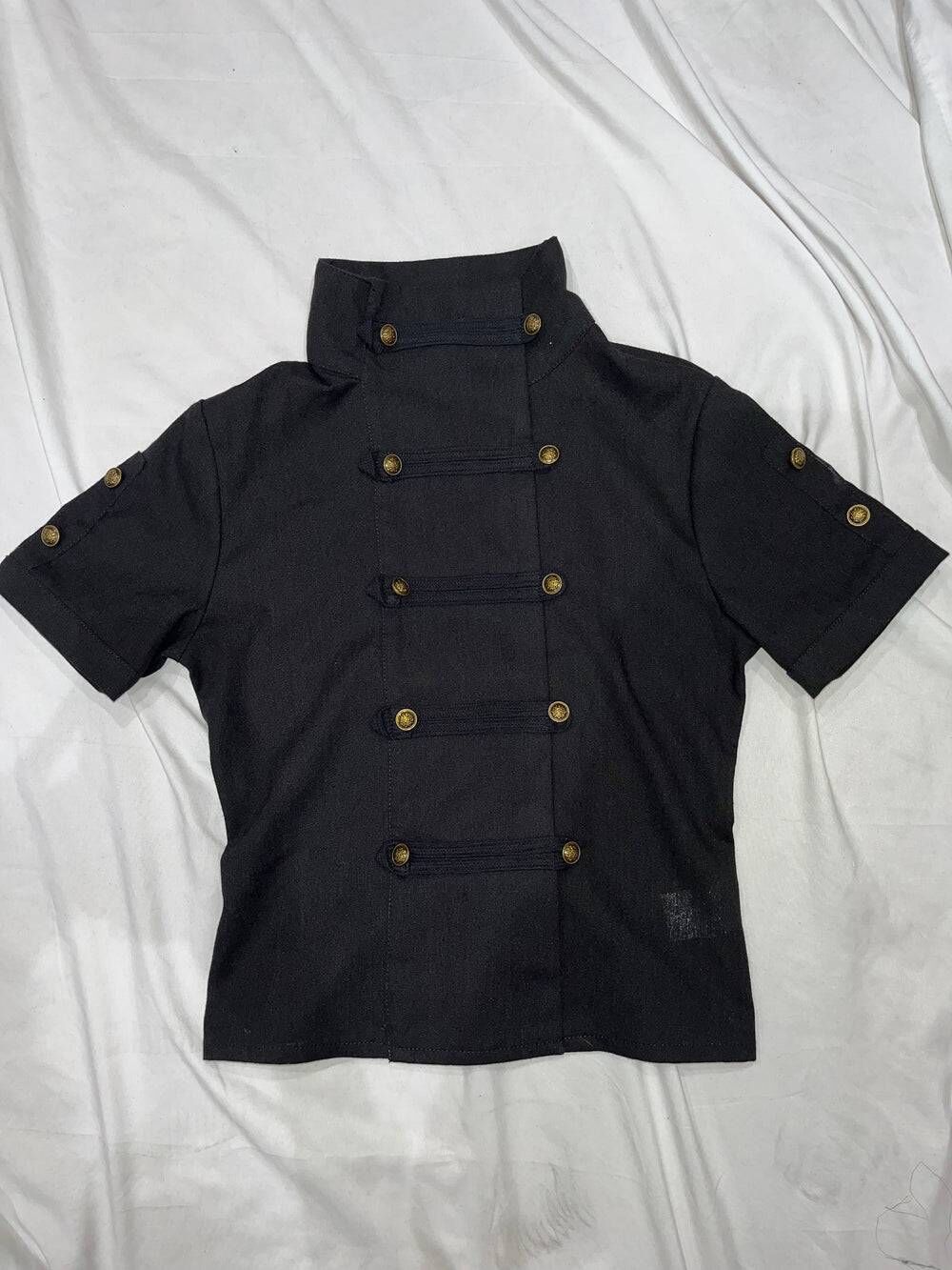 【9090 girl】0704發售新品 Rayon Linen Napoleon S/S Shirt