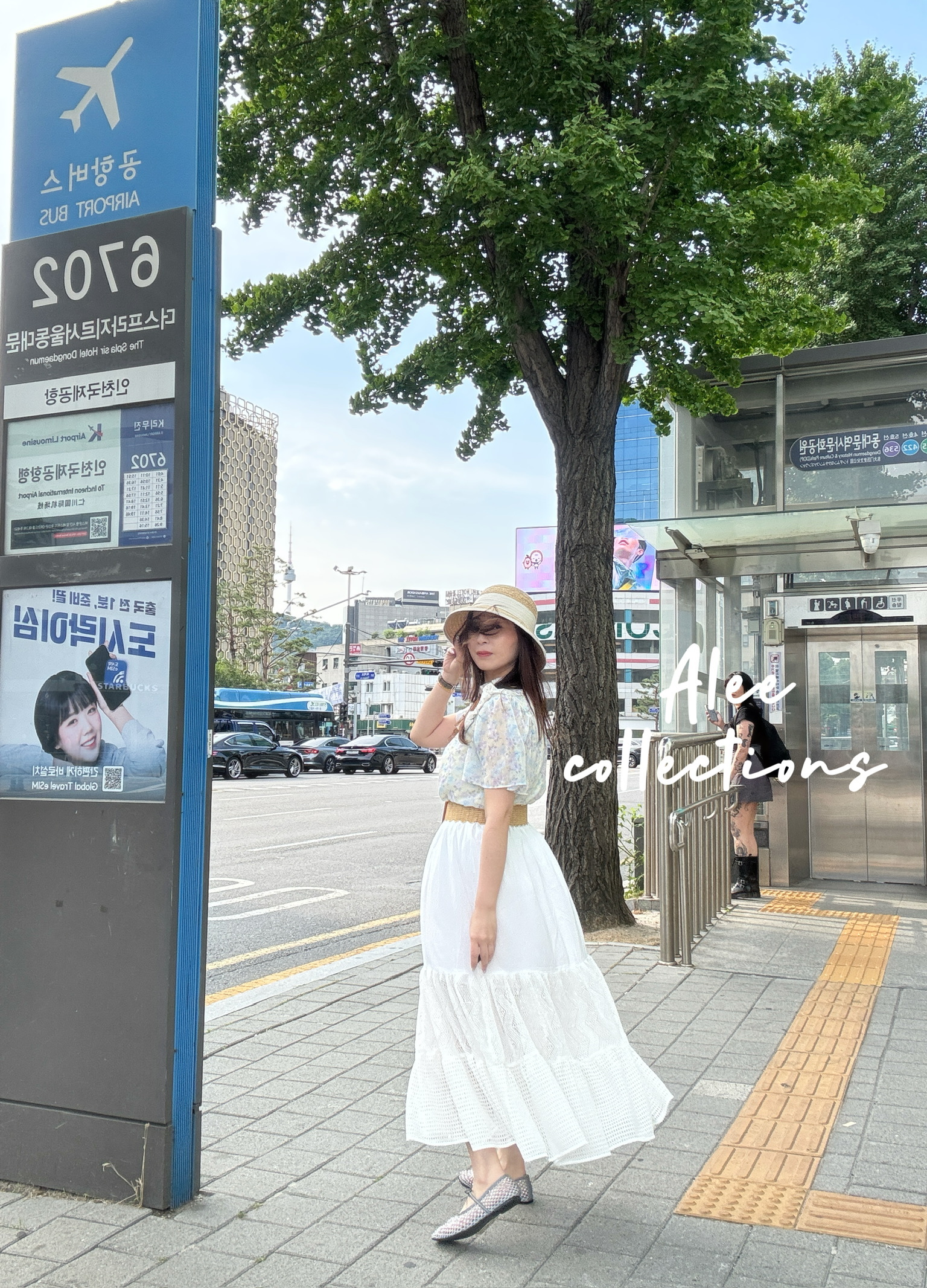 AL31 ALEE 自家韓國製 紫調碎花蕾絲荷葉小高領雪紡上衣
