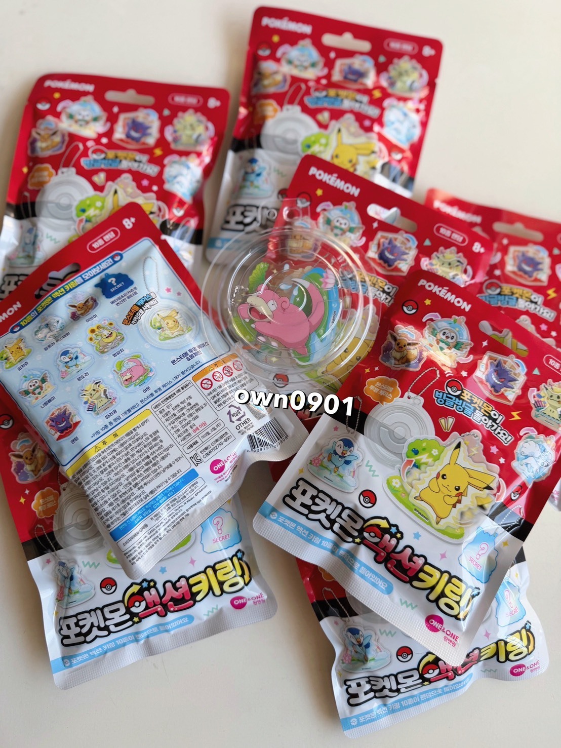 【OWN】Pokémon 寶可夢 韓國限定 最新 吊飾 360度 旋轉 壓克力 盲盒 10款