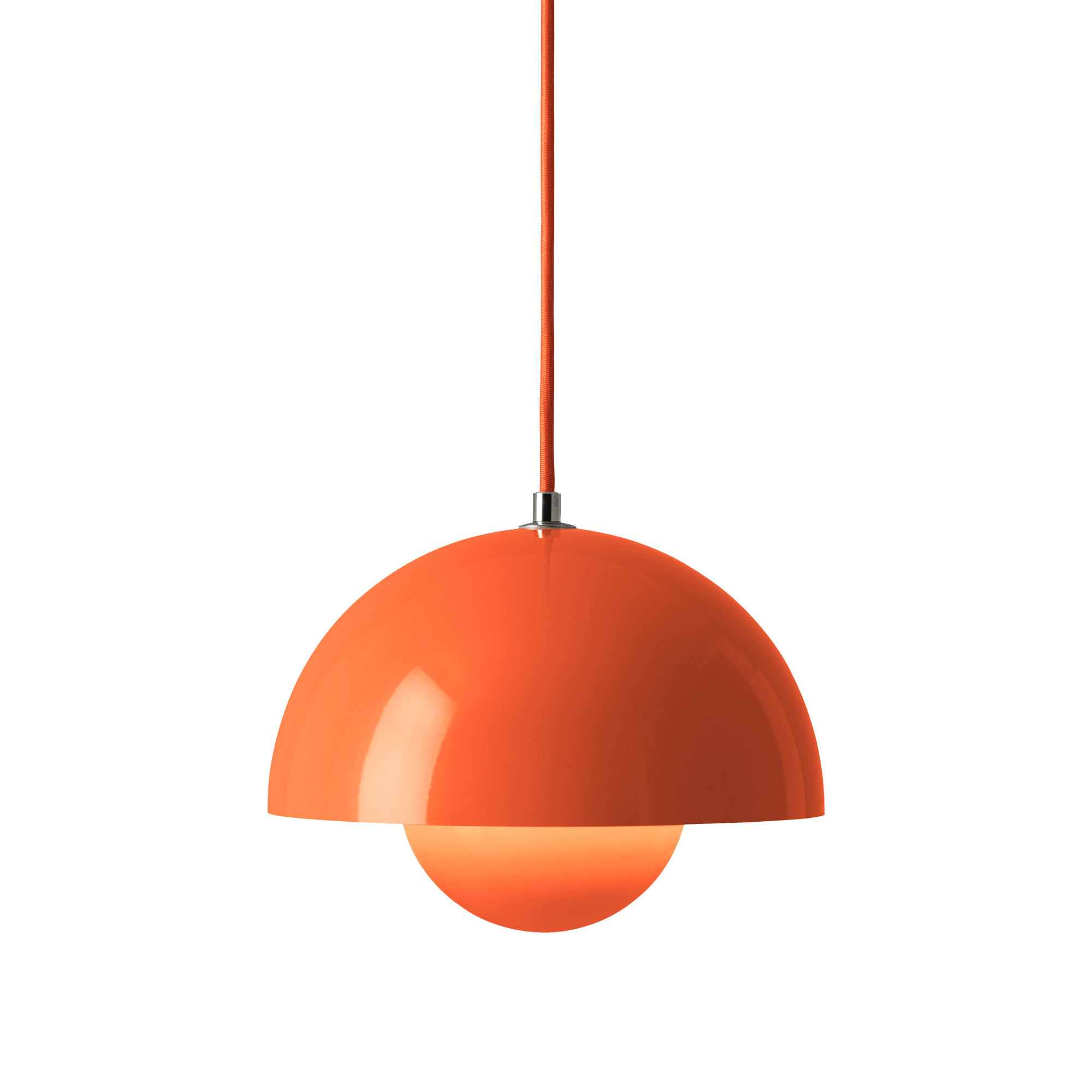 Flowerpot VP1 吊燈 - 小 亮橙 by &Tradition
