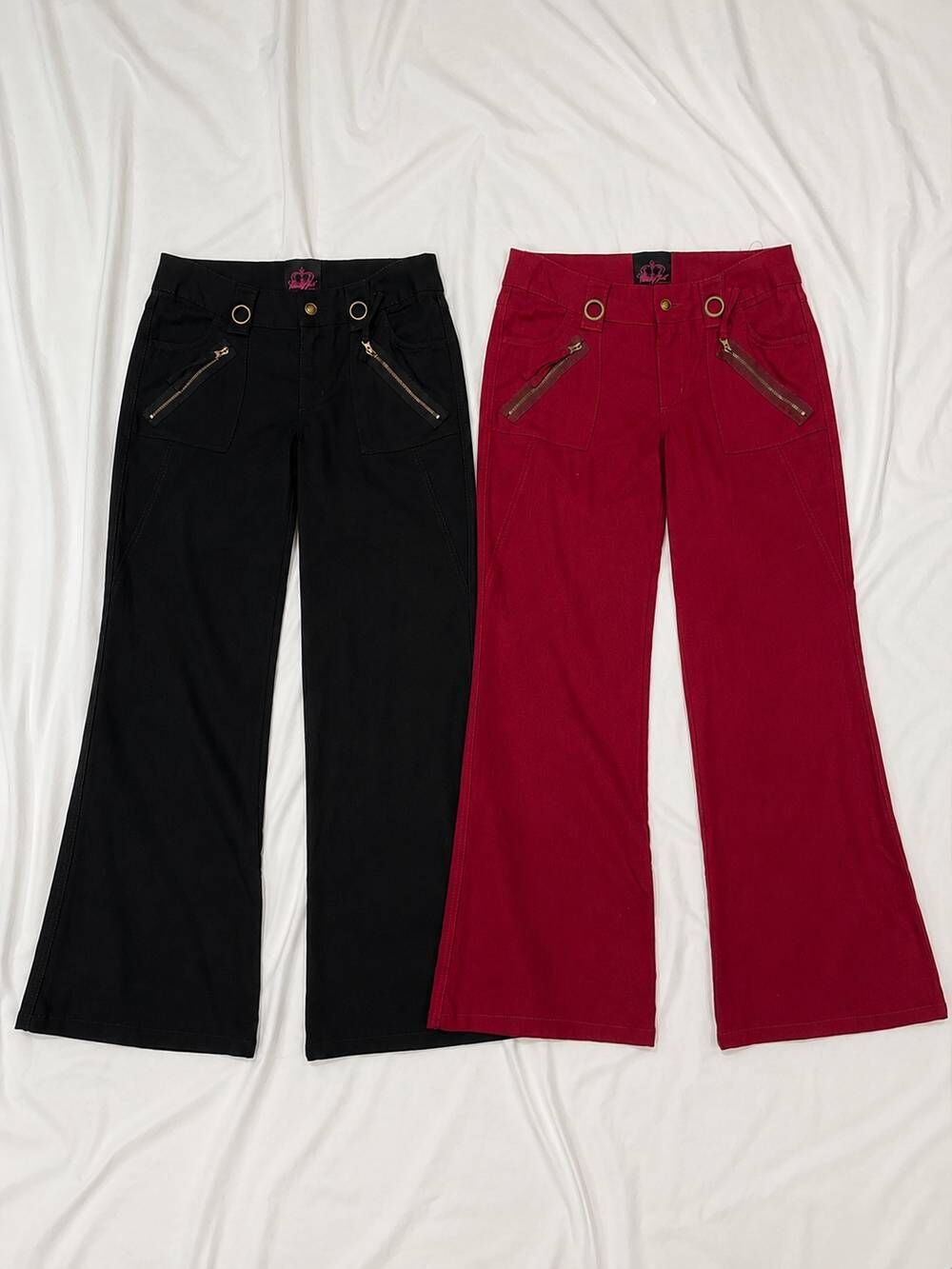 【9090 girl】0704發售新品 Rayon Linen Low-Rise Pants
