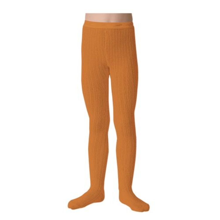 (預購) COLLEGIEN 羅紋褲襪 Louise - 670 Terracotta 暖橘
