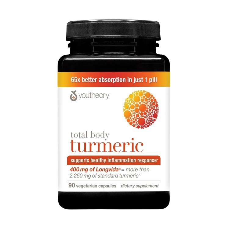 Youtheory Total Body Turmeric, 90 Vegetarian Capsules