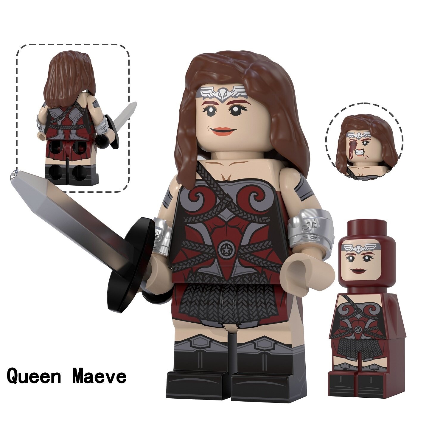 The Boys Queen Maeve Custom Minifigures Fit Lego TV6224 TV1200