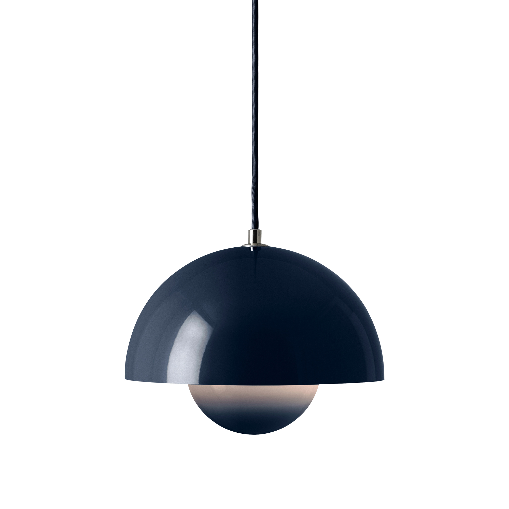 Flowerpot VP1 吊燈 - 小 鋼藍 by &Tradition