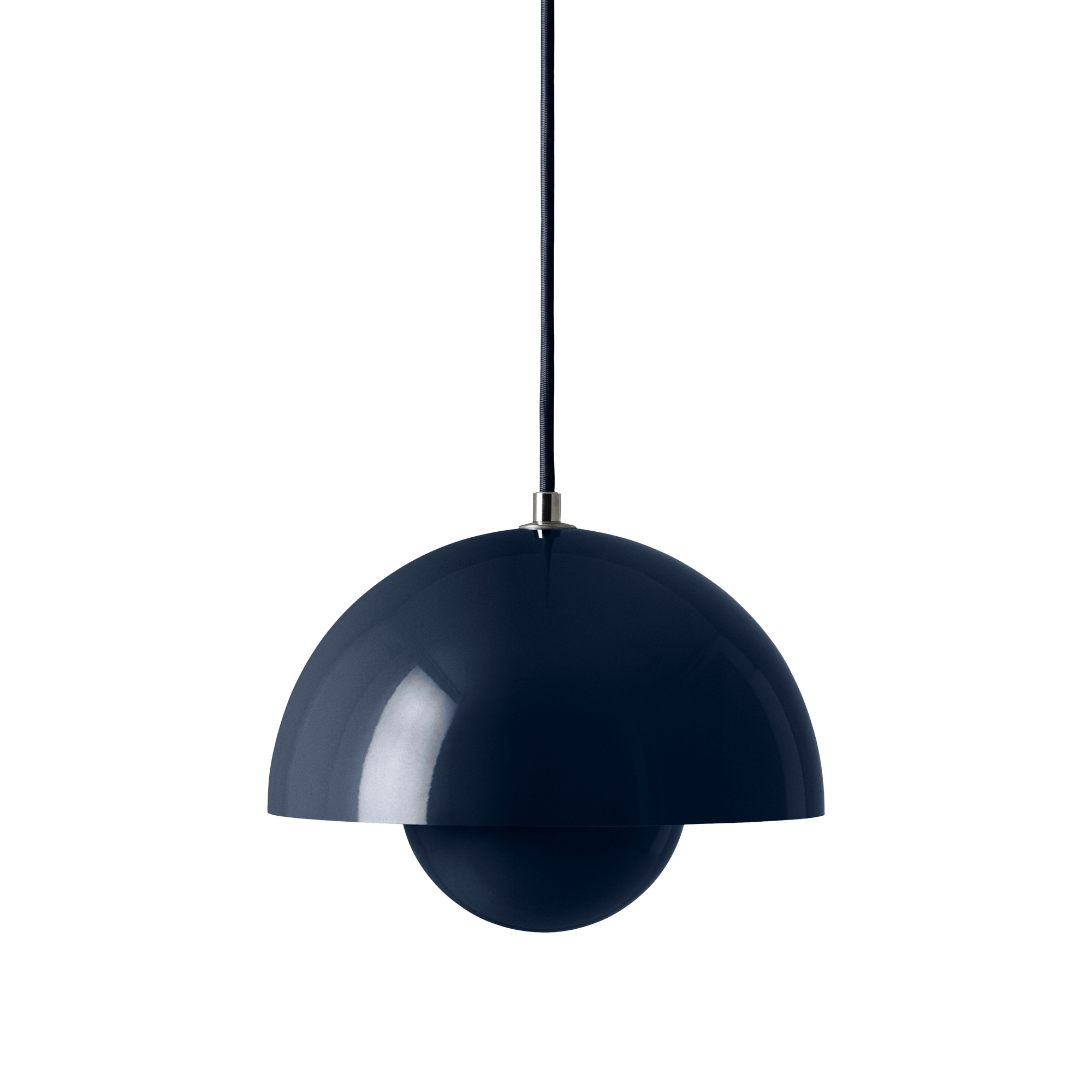 Flowerpot VP1 吊燈 - 小 鋼藍 by &Tradition