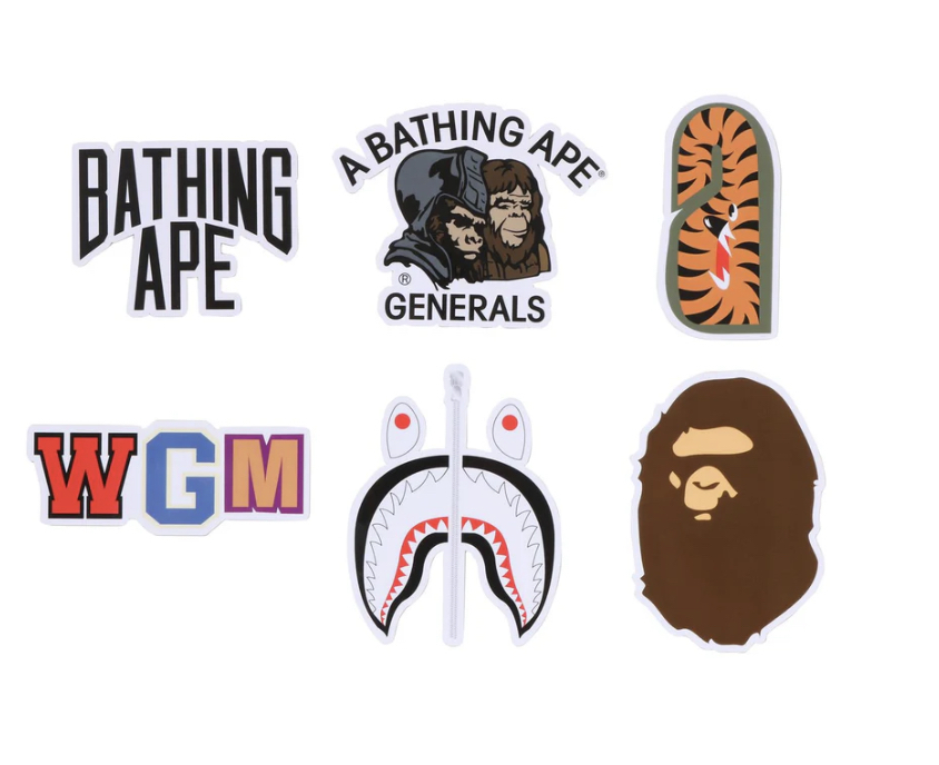 【BAPE配件】0704發售多款  STICKER SET