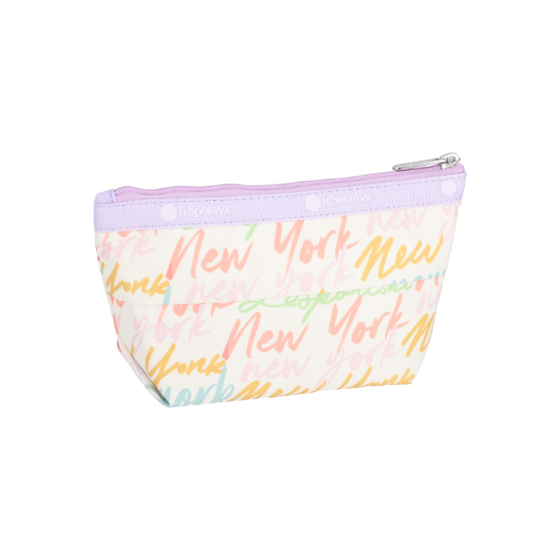 小梯形化妝包 (NYC SCRIPT CREAM)