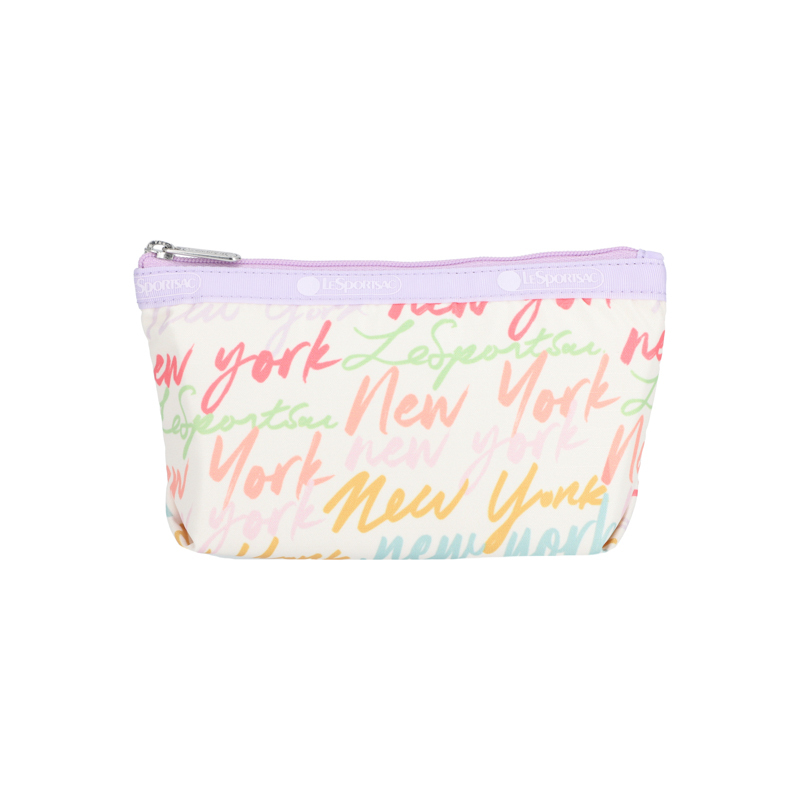 小梯形化妝包 (NYC SCRIPT CREAM)
