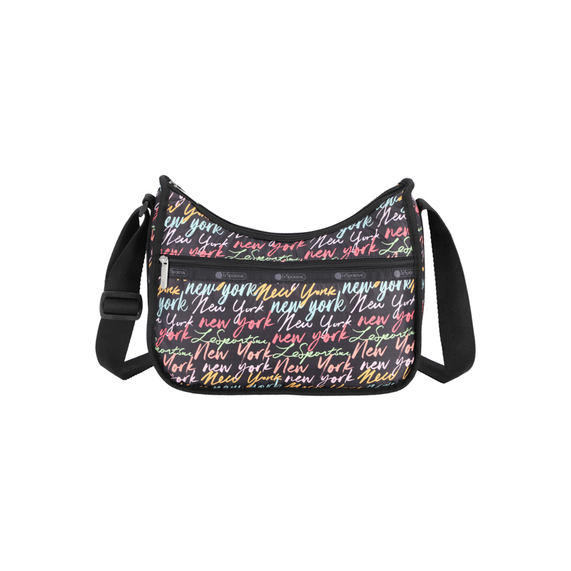 CLASSIC HOBO 經典斜揹袋 (NYC SCRIPT BLACK)
