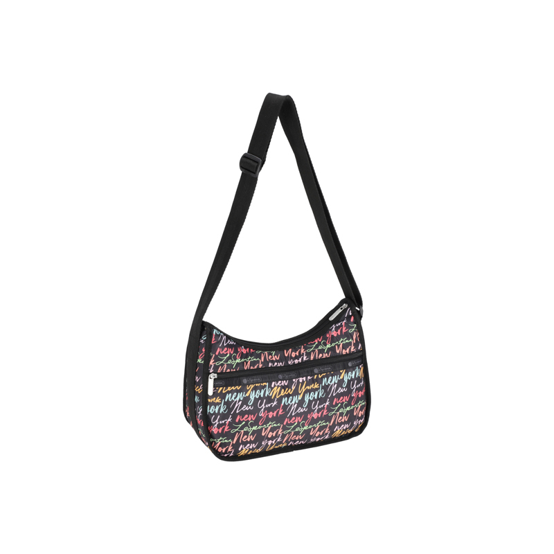 CLASSIC HOBO 經典斜揹袋 (NYC SCRIPT BLACK)