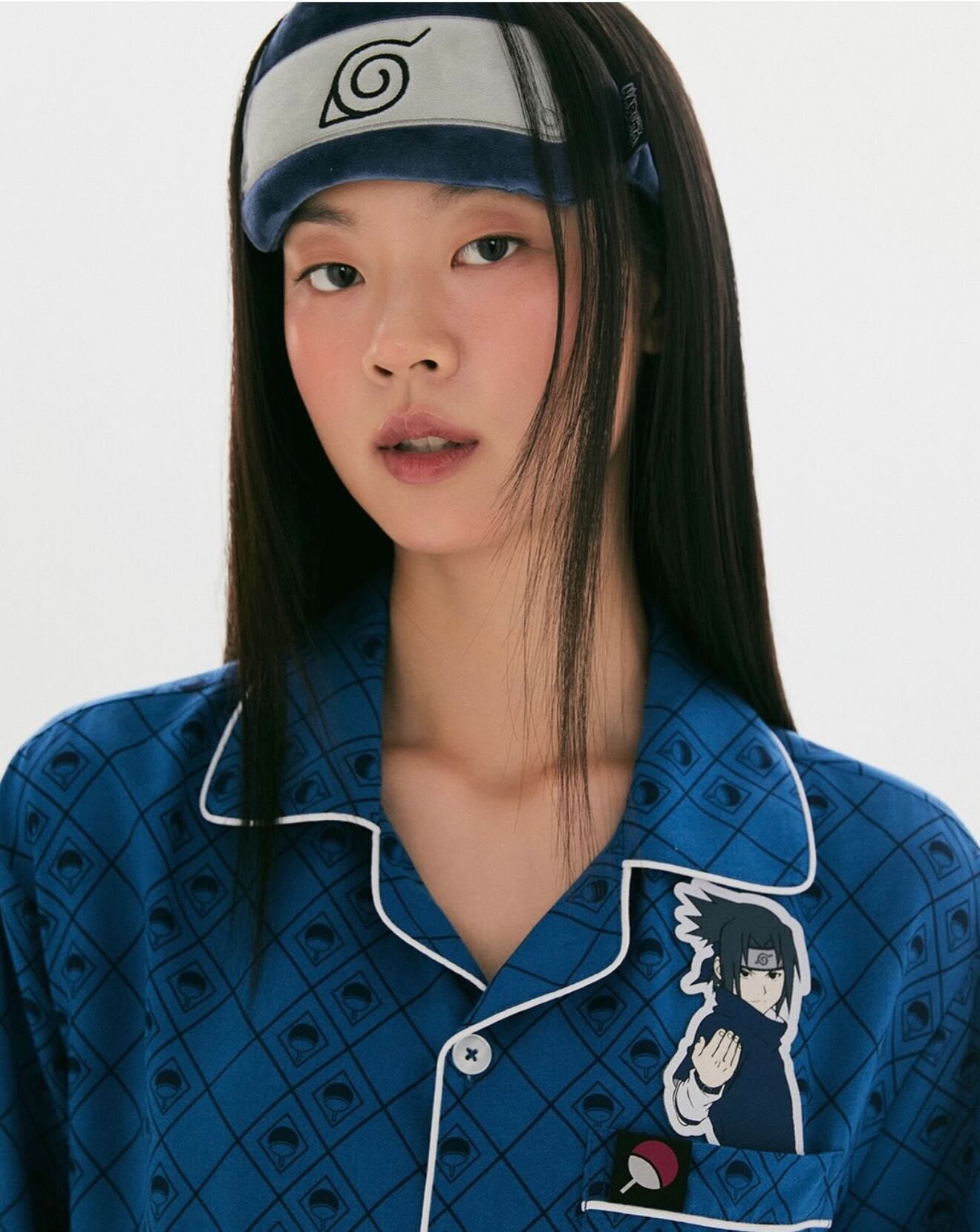 【預購】韓國SPAO Naruto 火影忍者 聯名系列 居家服系列 睡衣 睡褲 短袖 眼罩 披肩