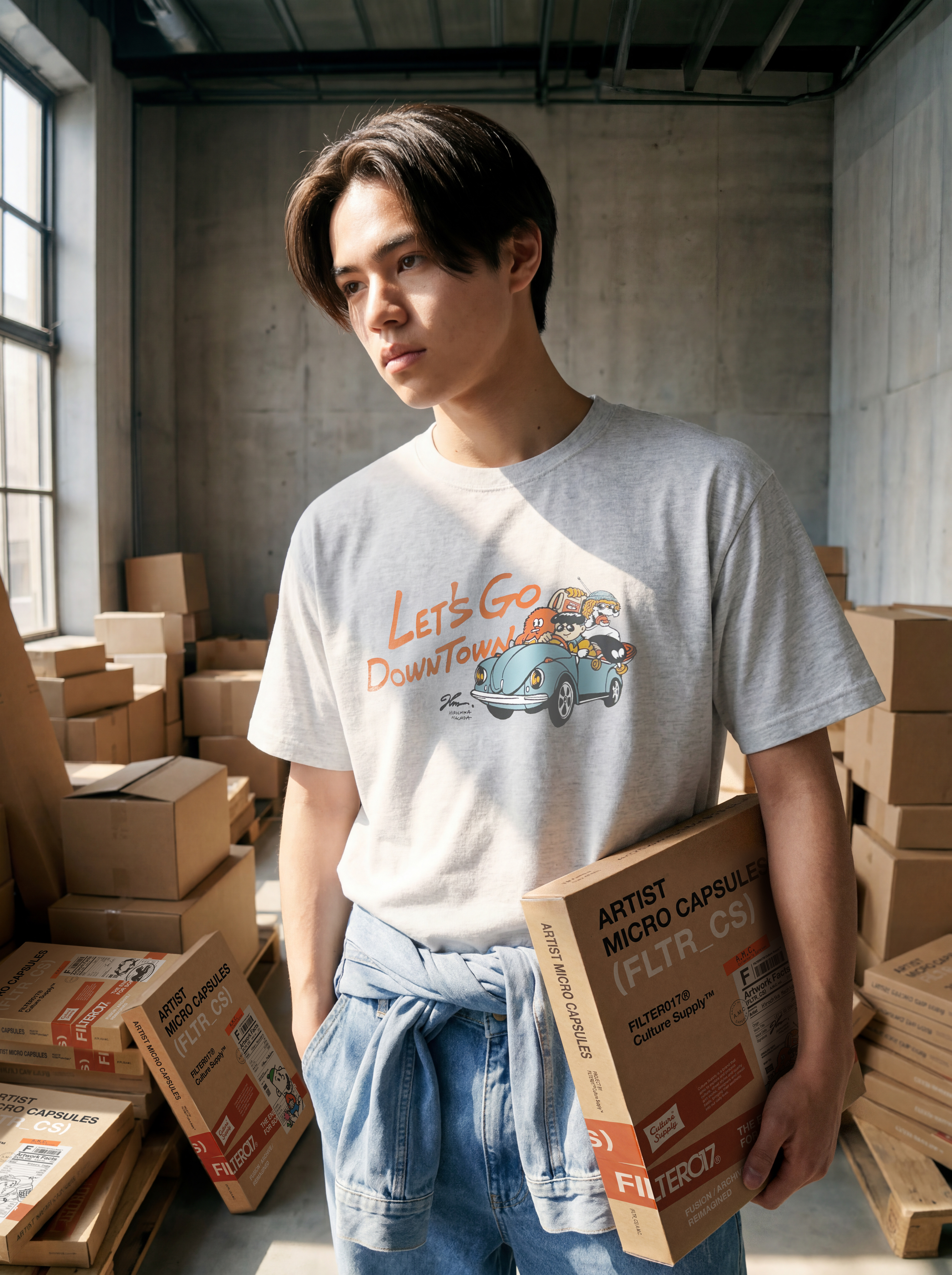 FILTER017® Culture Supply™｜A.M.C. Vol. 005 - 町田ヒロチカ "Let's Go Downtown" Tee