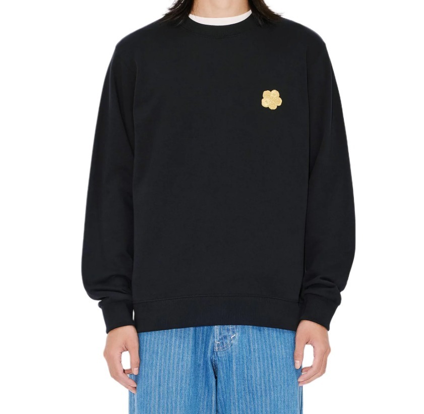 LYS02026 Kenzo 男款黃色小花衛衣