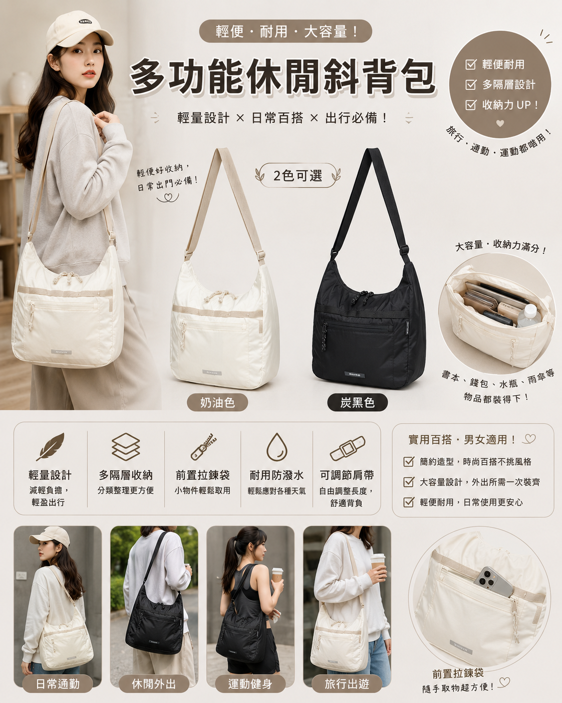 【直播】EIDER LX0703206 Packable 斜背包(DUA25B33)