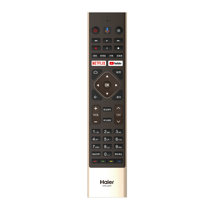 【Haier 海爾】Google TV 智慧型遙控器 HTR-U27ET