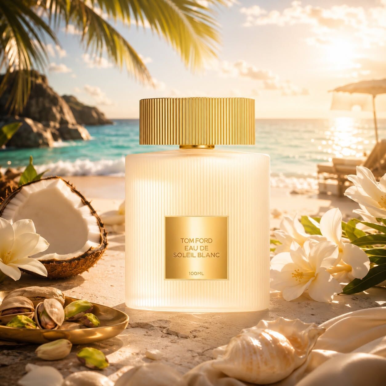 Tom Ford Eau De Soleil Blanc 夏日沙灘清新版淡香水 EDT 100ml (新版)