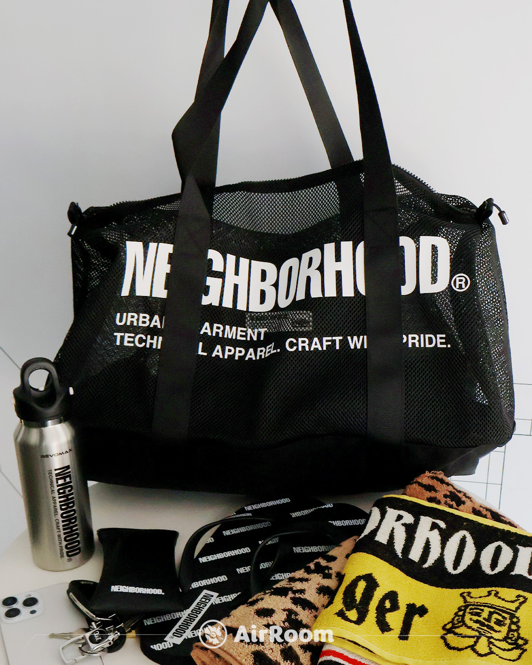 2026SS NEIGHBORHOOD NBHD MESH BOSTON BAG 玩水旅行袋波士頓包現貨