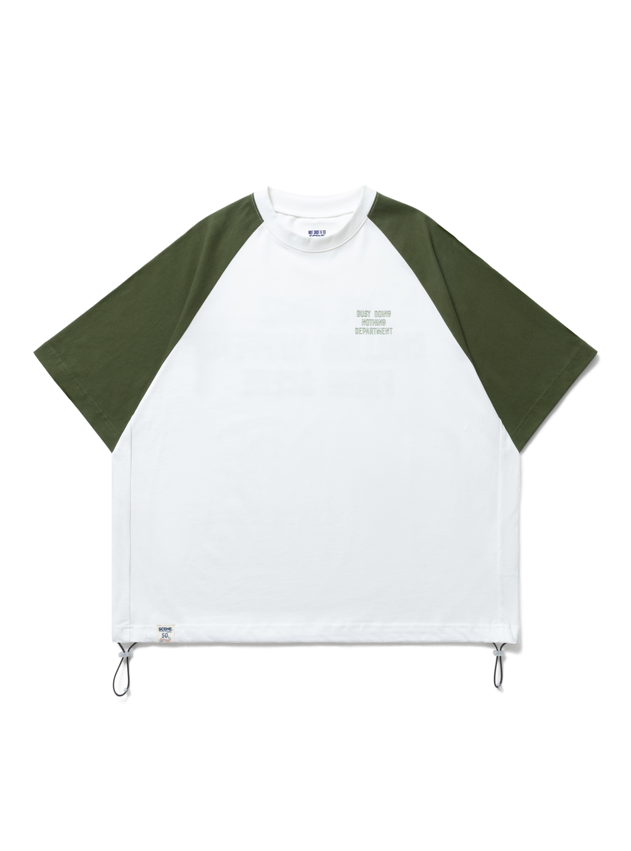 SC BALLOON TEE // WHT_GRN
