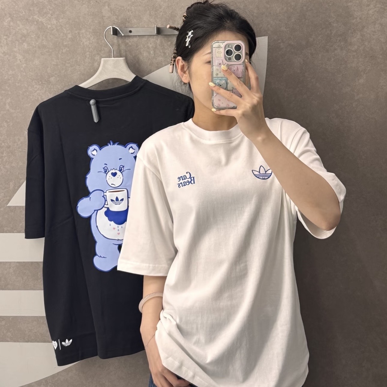 CARE BEARS x ADIDAS ORIGINALS 臭臉熊 短袖 上衣 彩虹熊 聯名款 GRUMPY BEAR IA4538//IA4539