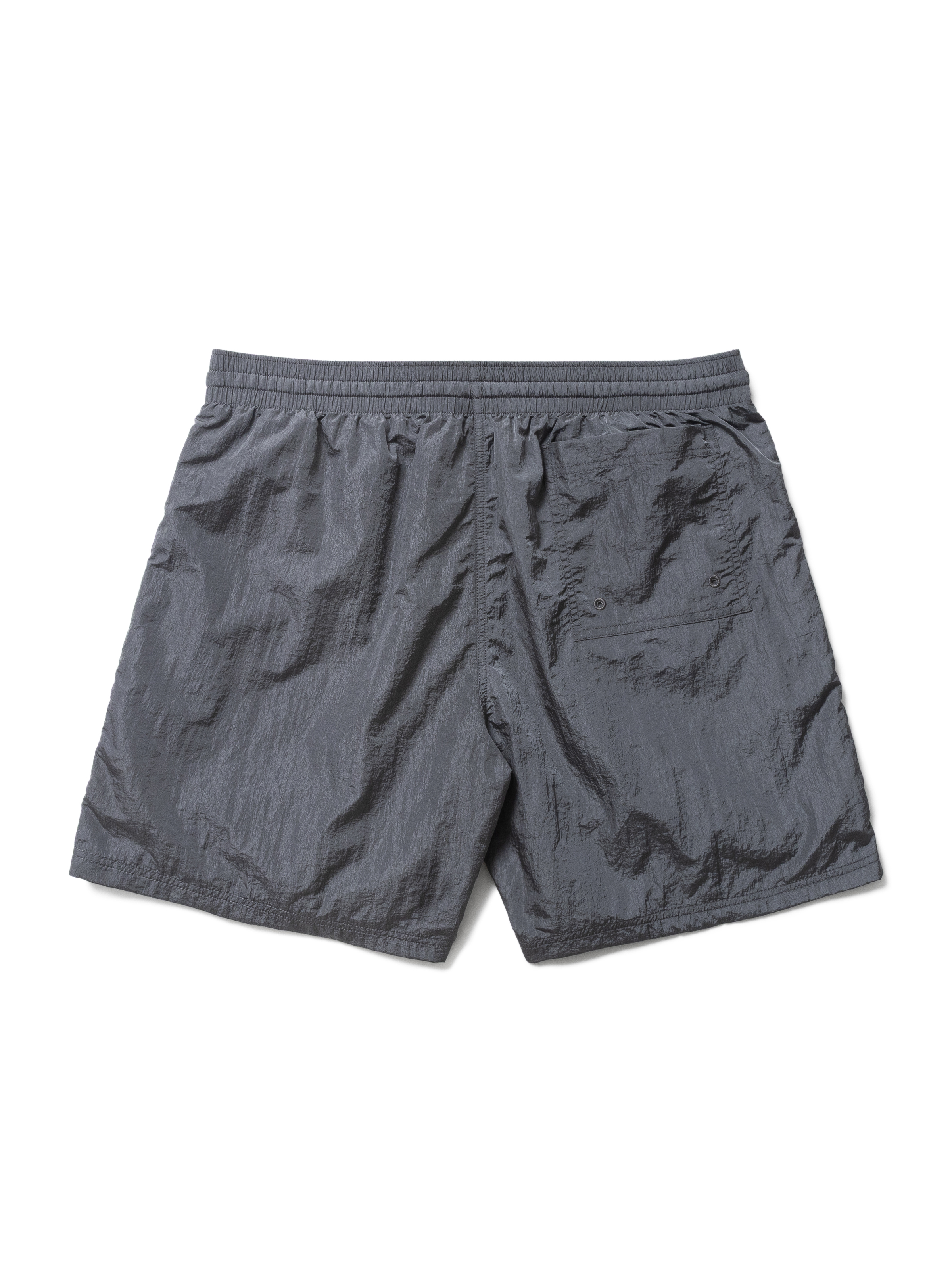 SC METAL NYLON TRACK SHORTS // GRY