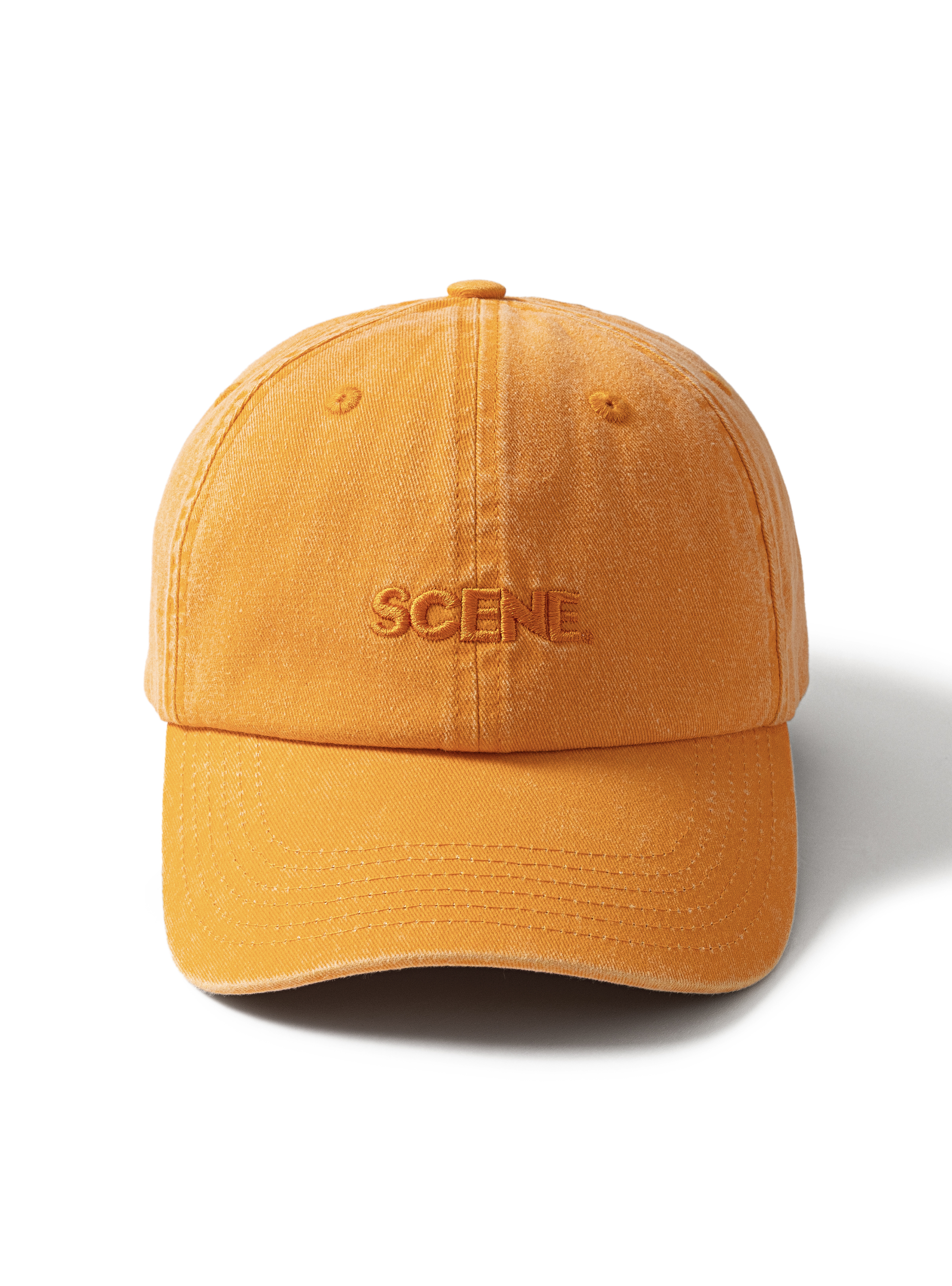 SCENE WASHED LOGO CAP // ORG_ORG