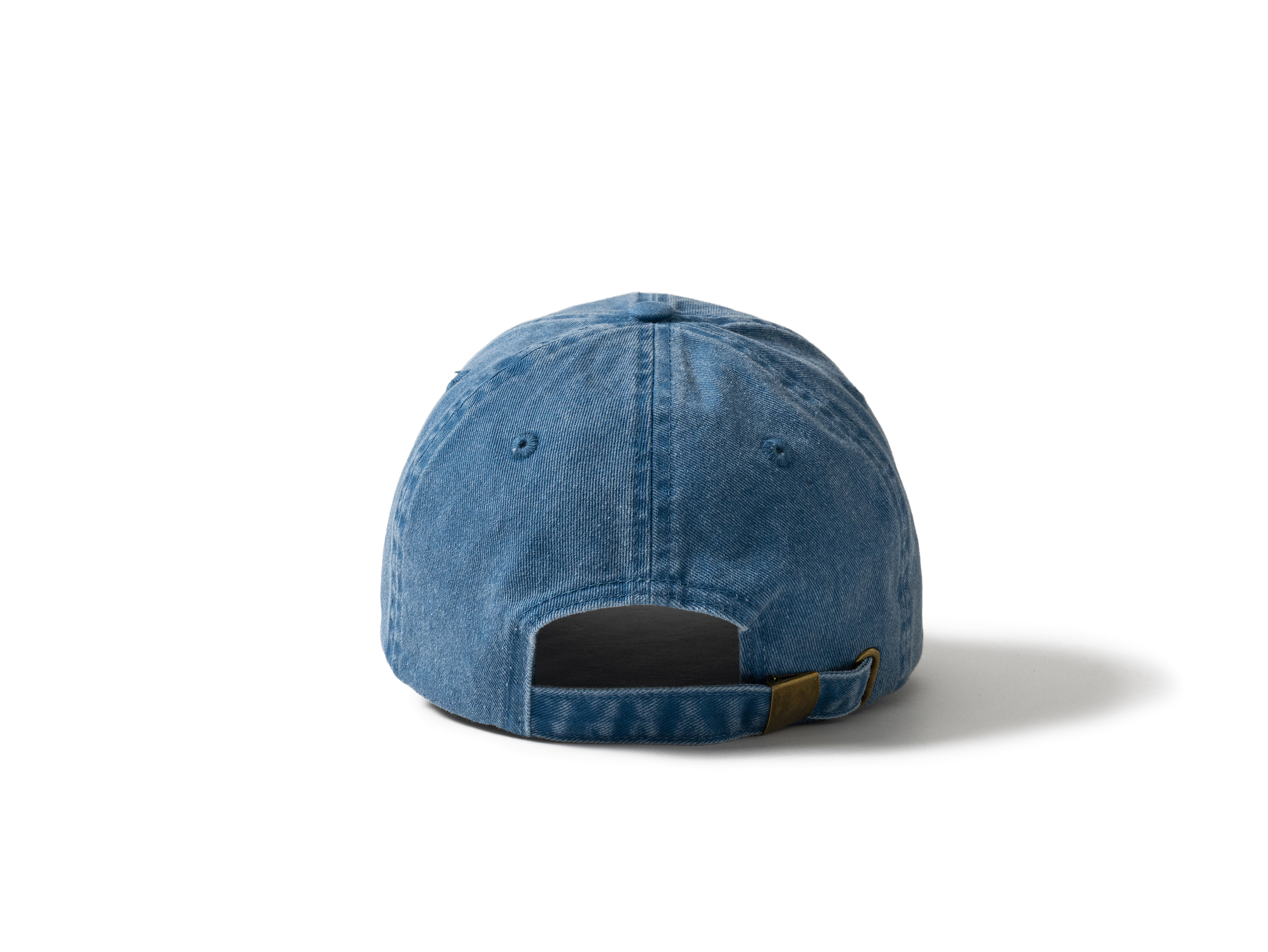 SCENE WASHED LOGO CAP // BLU_BLU