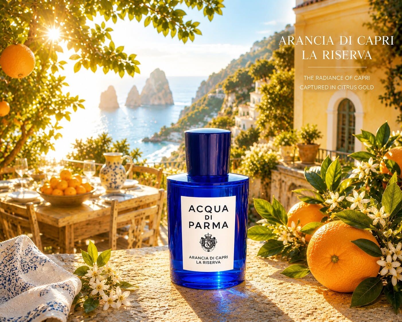Acqua di Parma 帕爾瑪之水 Arancia di Capri La Riserva 藍色地中海卡布里香橙珍釀淡香精 EDP 50ml