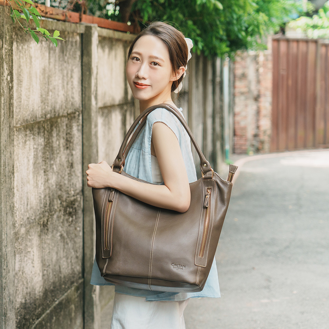 Everyday Tote 真皮大容量托特包- 兩色(5575)