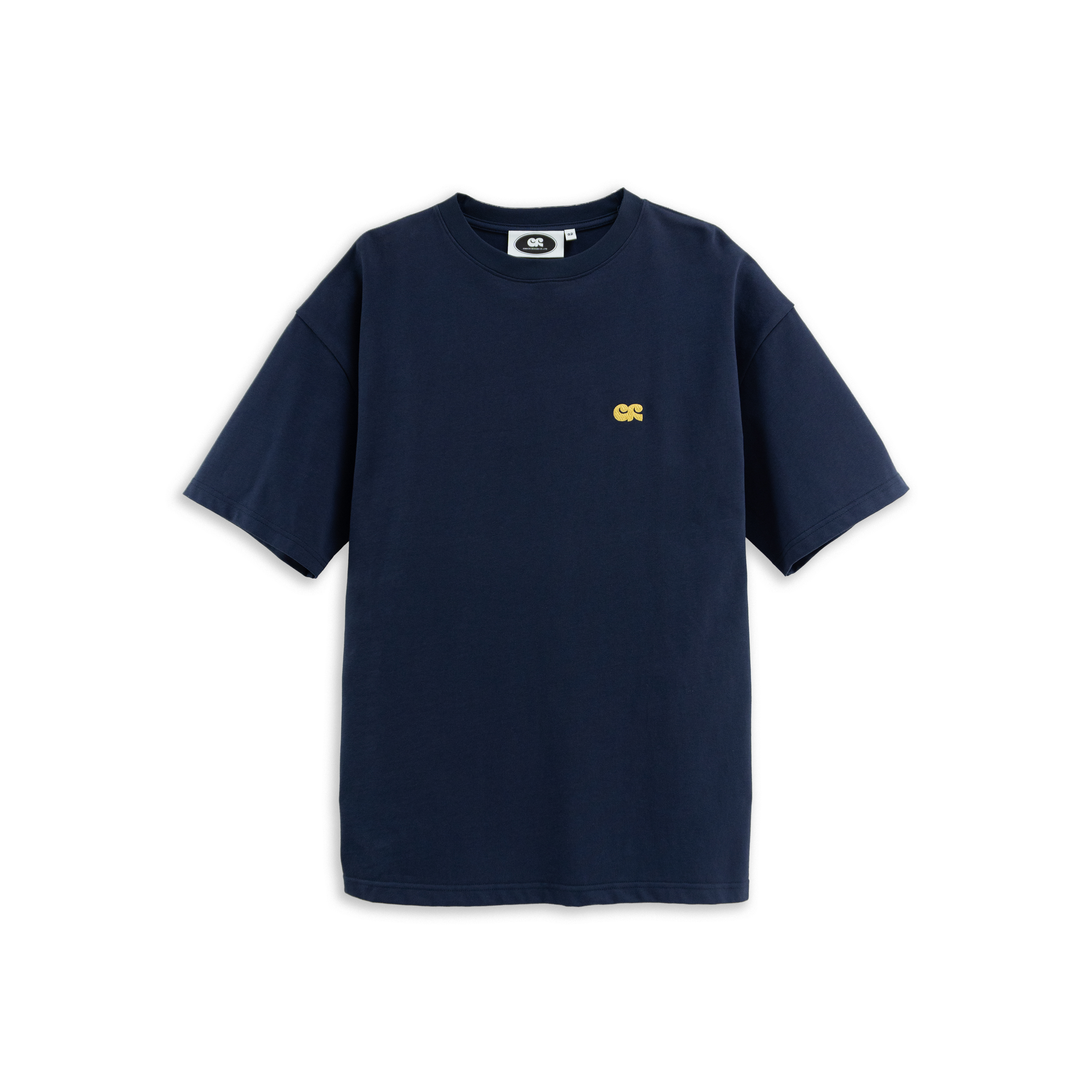 厚磅刺繡 LogoT-Shirt - Midnight