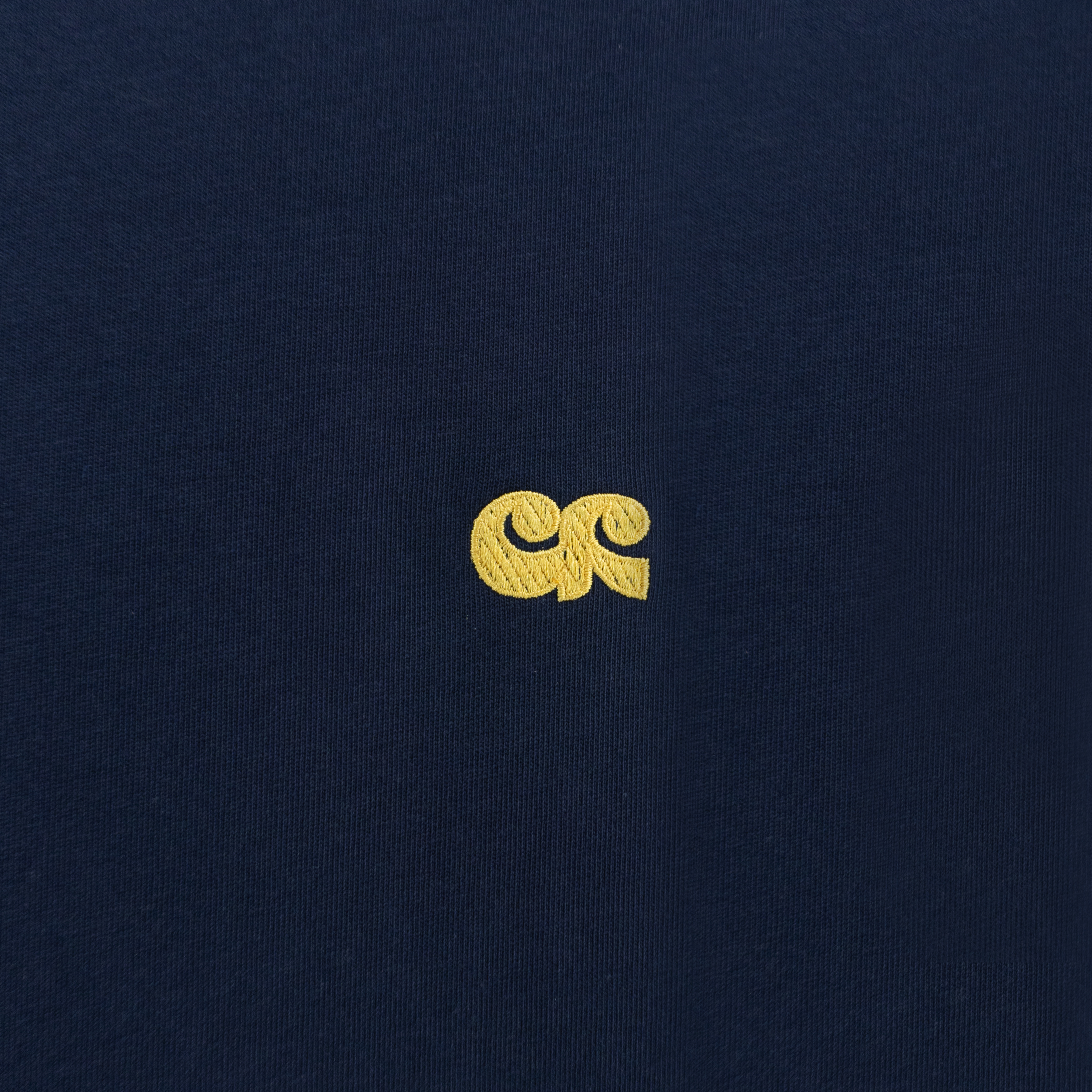厚磅刺繡 LogoT-Shirt - Midnight
