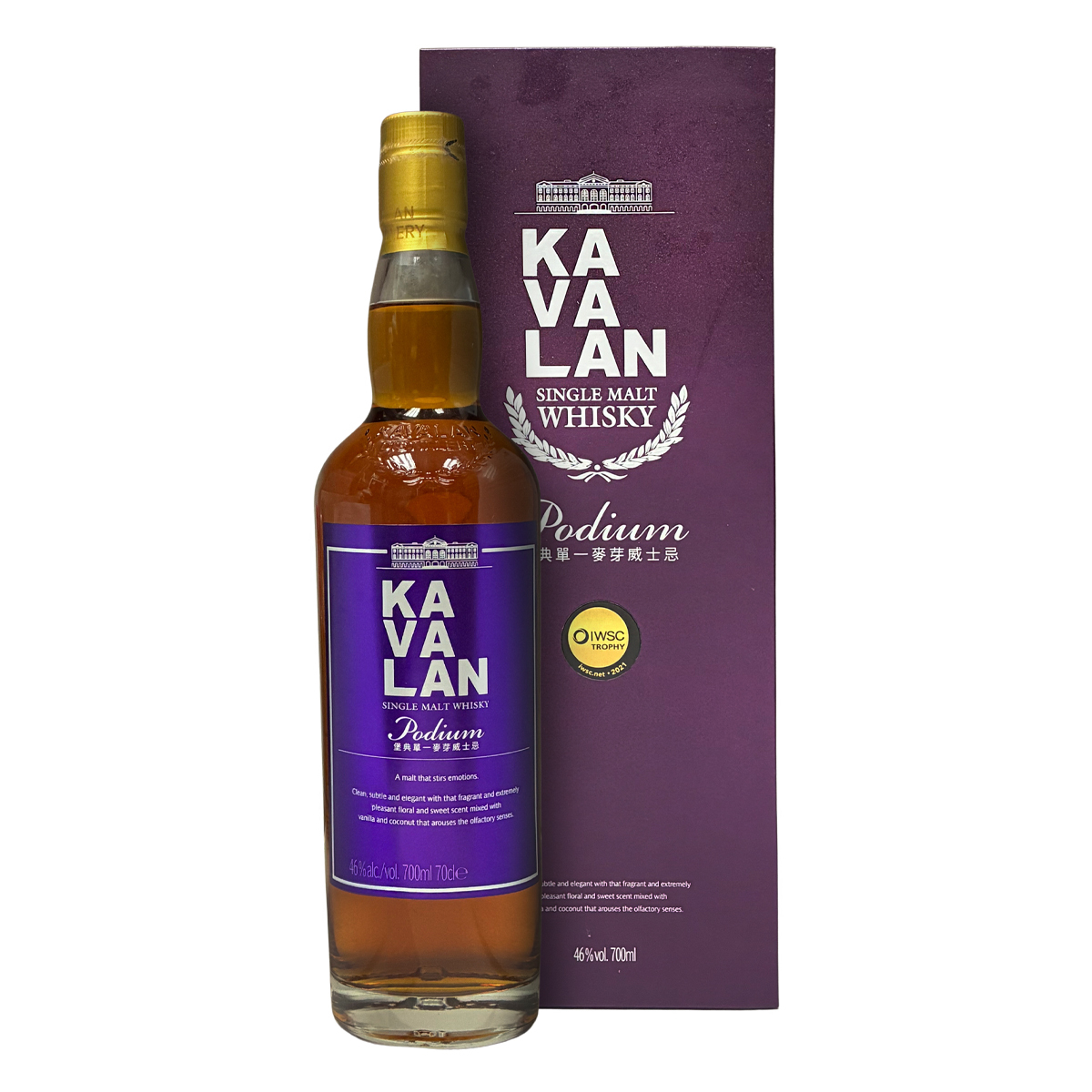 Kavalan Podium Single Malt Whisky 46%