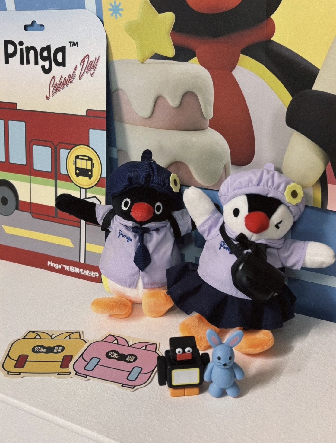 （預購）正版授權✨PINGU 校服系列情侶吊飾